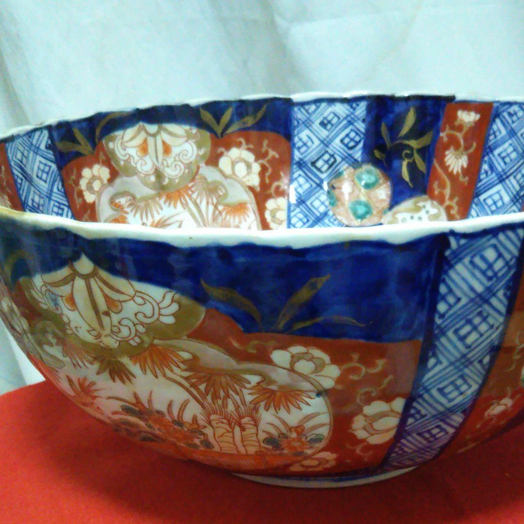 骨董品  古伊万里金襴手 大鉢