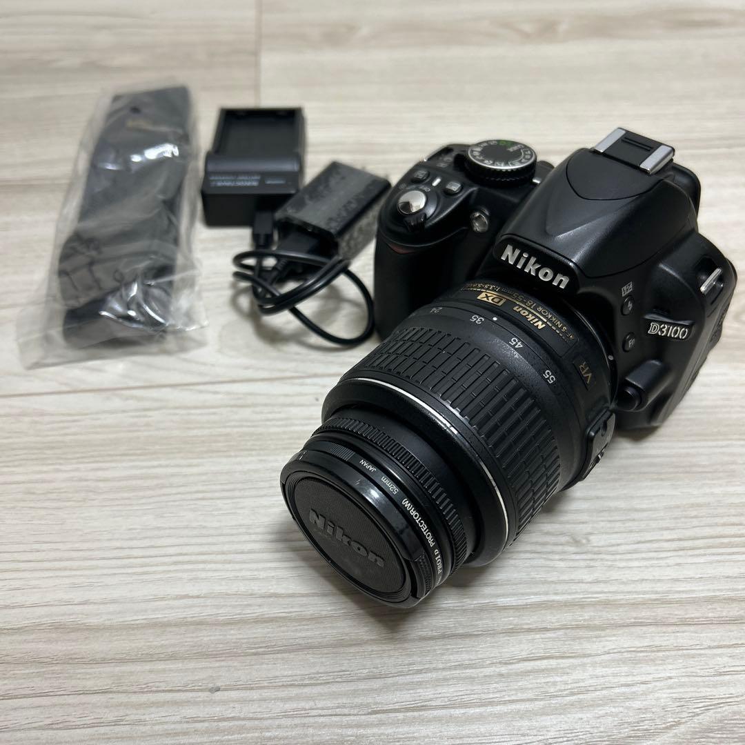 Nikon D3100 一眼レフ 18-55mm レンズ バッテリー SD