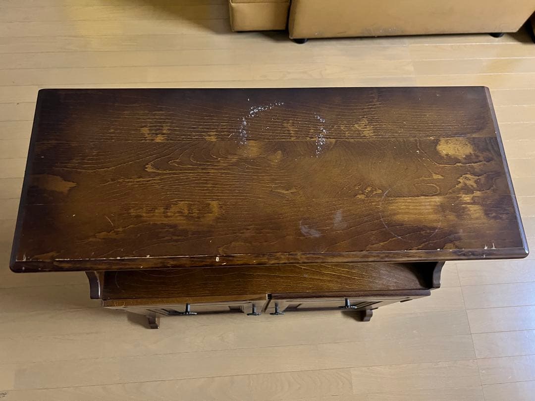 karimoku カリモク コロニアル 電話台 レトロ アンティーク　送料込み