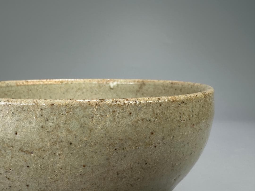 朝鮮古美術　李朝時代　茶道具　茶碗　白磁　貫入 時代　古物　韓国美術　旧蔵供箱