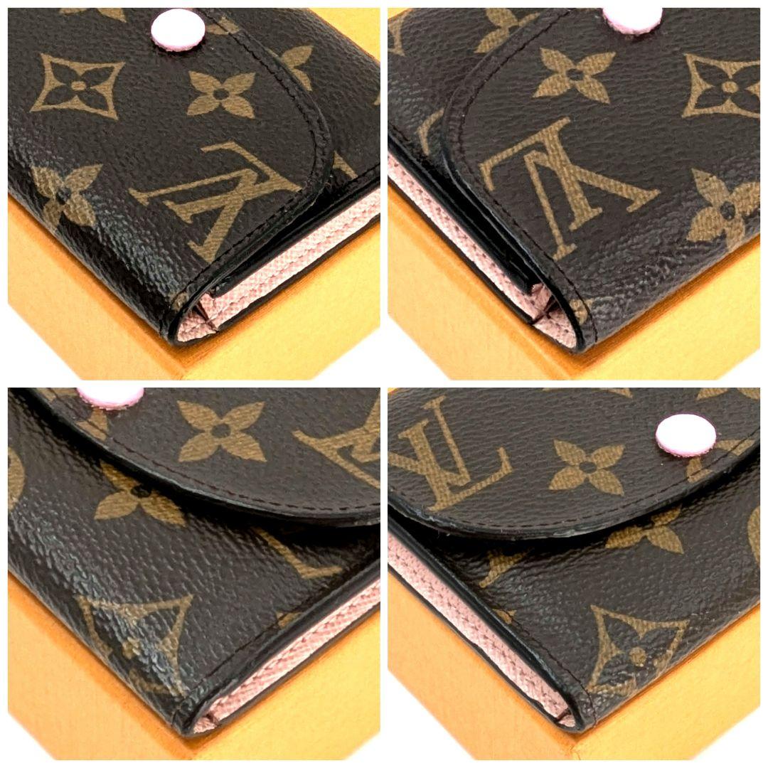 【美品】ルイヴィトン モノグラム ポルトモネ ロザリ ケース 財布