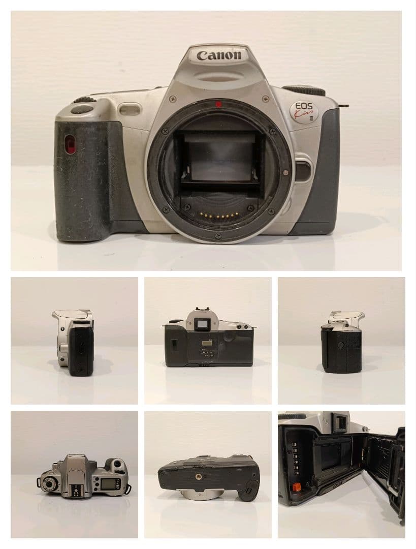 Canon EOS Kissフィルムカメラ 本体6台　キャップ2個付き