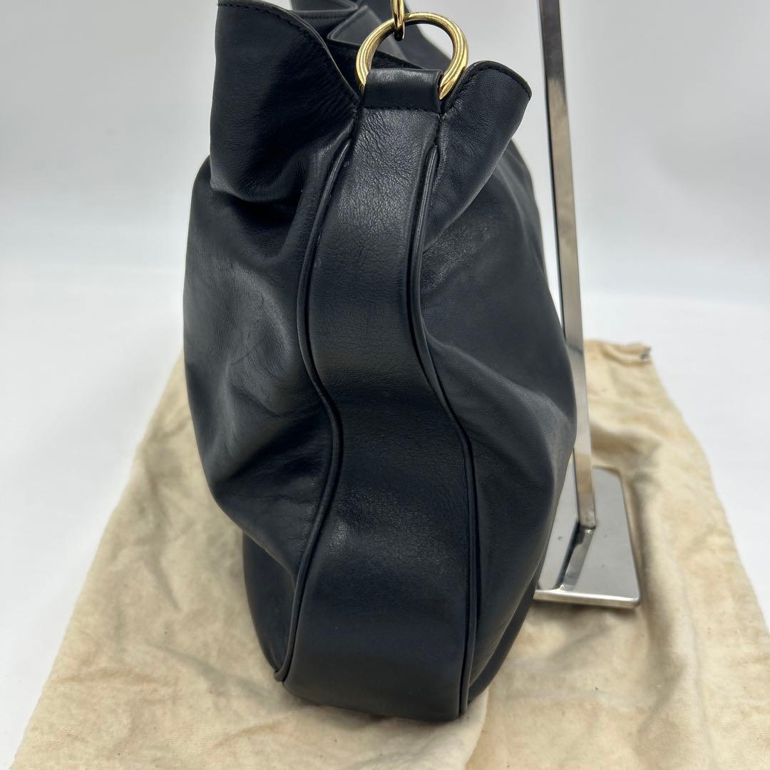 GUCCI グッチ バンブー 2way ショルダーバッグ　ハンドバッグ　レザー