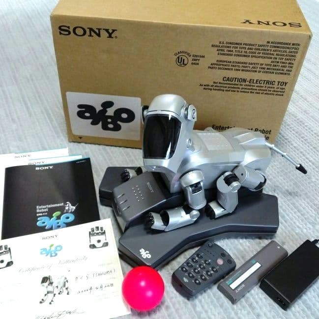 希少／初代AIBO／アイボERS-111／SONY／ソニー／シルバー／動作可