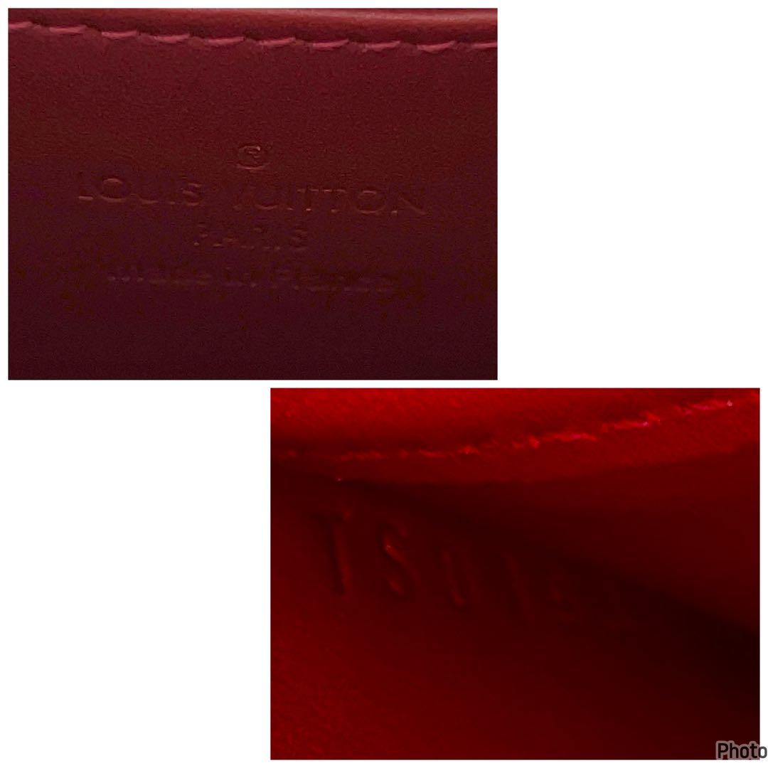 ルイヴィトン　ヴェルニ　パース　レッド　赤