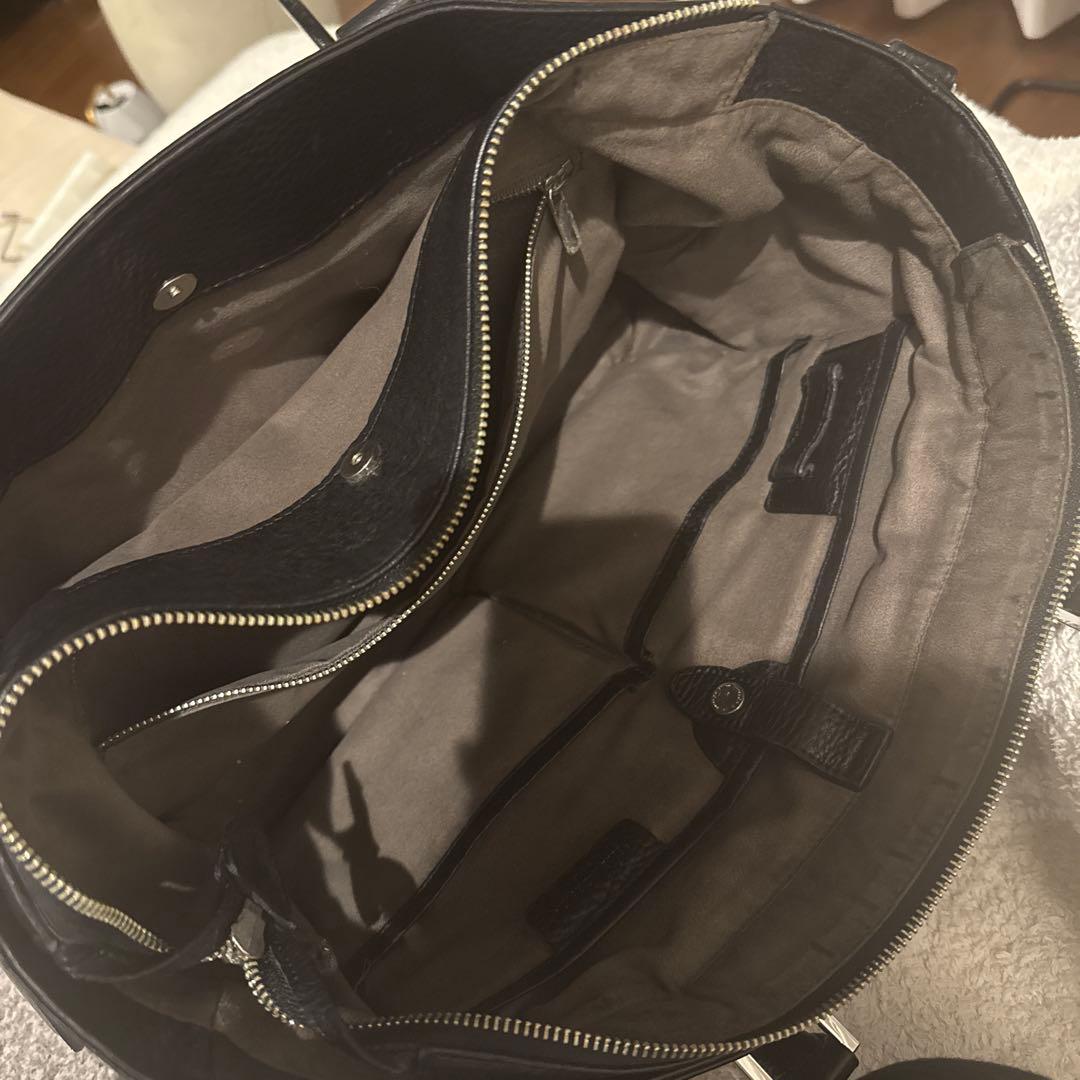 PELLE MORBIDA／レザーバッグ(黒)