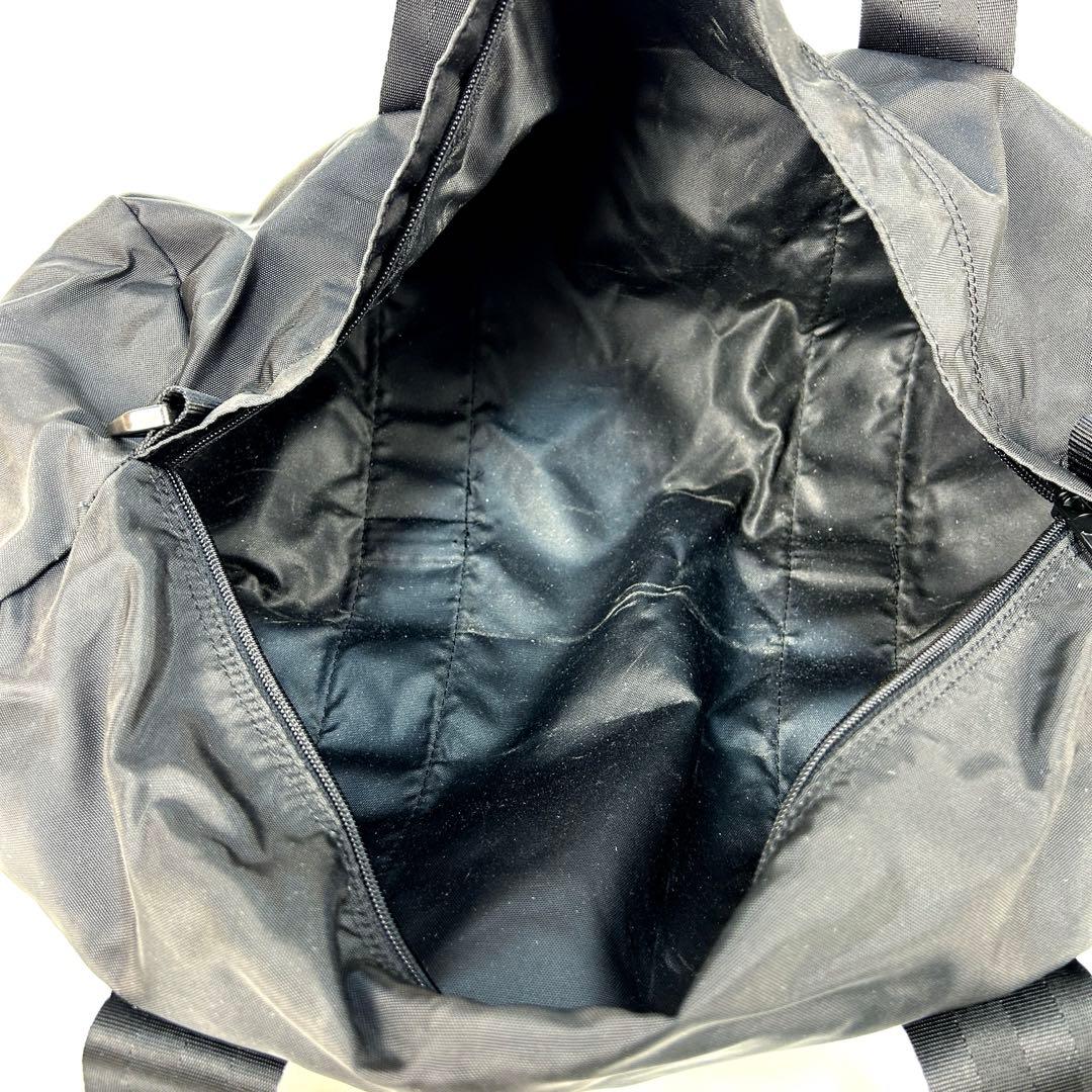 【美品】エルベシャプリエ　ボストンバッグ　黒　2way クロスボディ