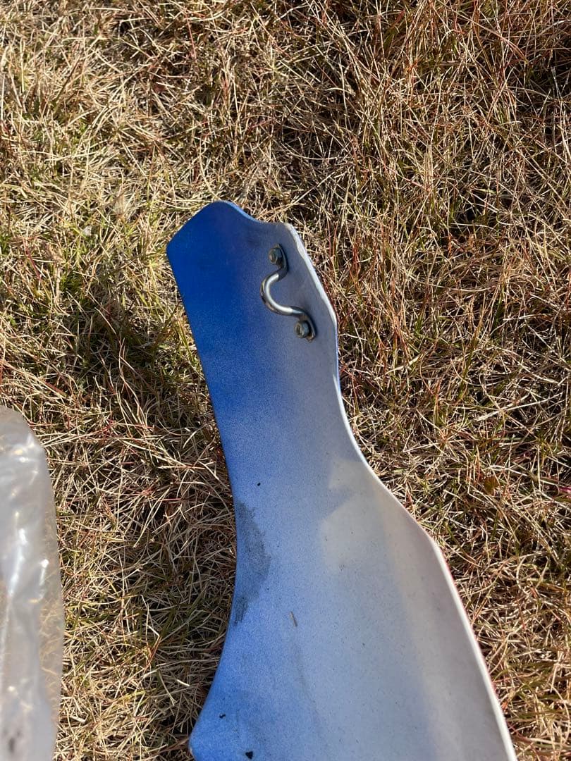 アンダーカウル CB400SF CBX400 ジェイド青白トリコロール　加工済み