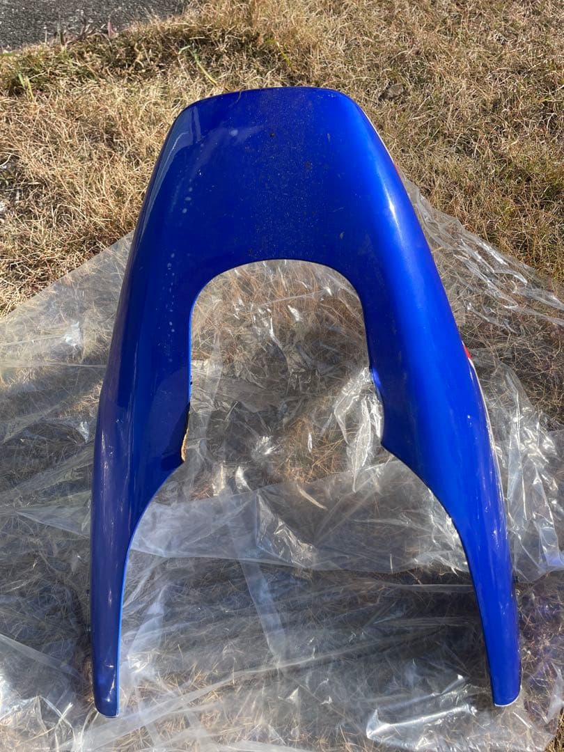 アンダーカウル CB400SF CBX400 ジェイド青白トリコロール　加工済み