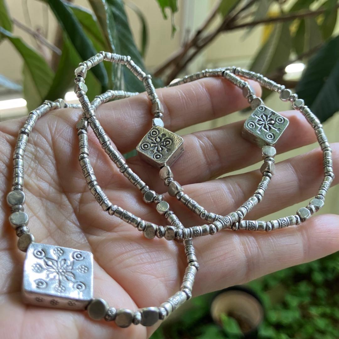 御専用　カレンシルバー　ロングネックレス　パドゥア＆ファイ