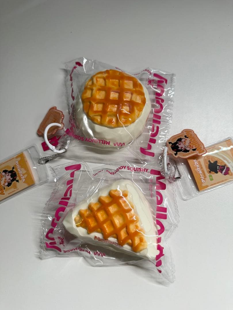 【未使用終売品】mellojoy 旧ワッフル丸＆三角セット