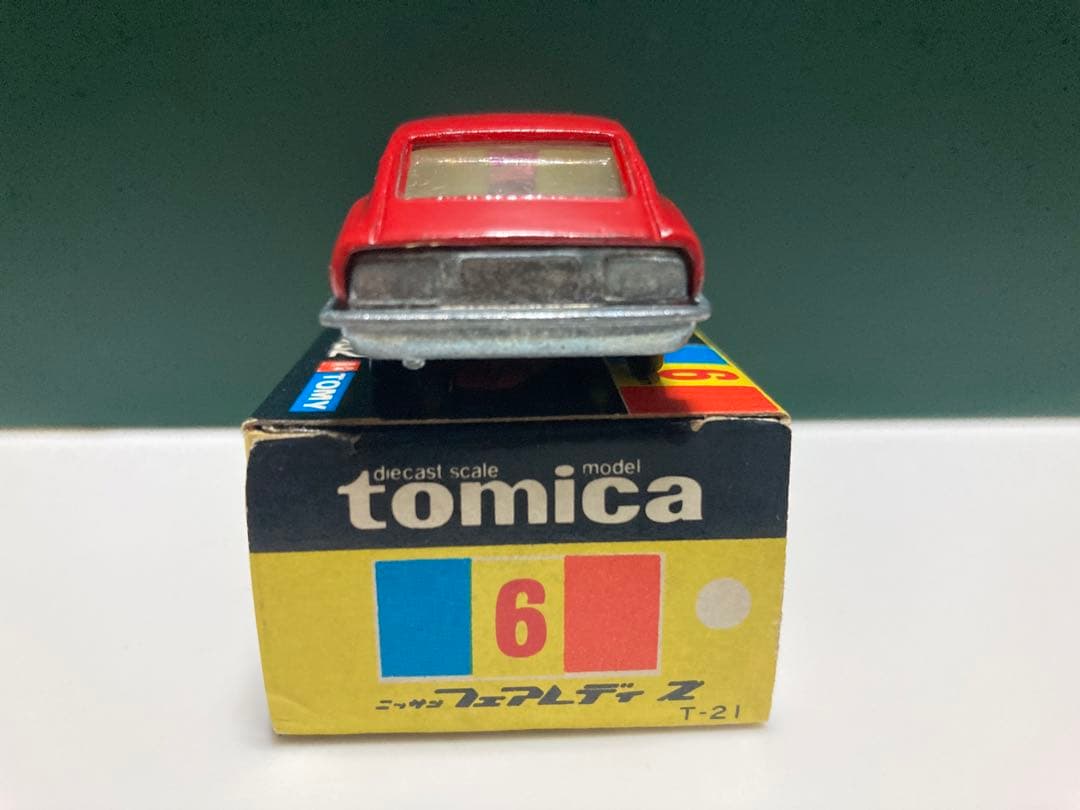 トミカ　No.6 黒箱　日本製　ニッサン　フェアレディZ432 赤　1Aホイール