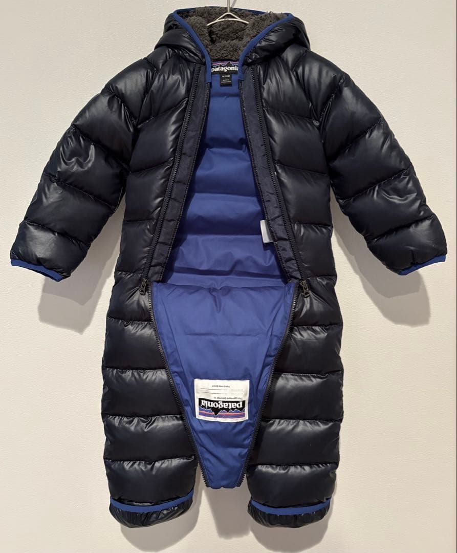 ▲美品 patagonia パタゴニア ベビー ダウン カバーオール ロンパース