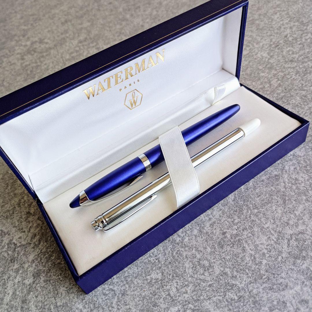廃盤品! WATERMAN ウォーターマン ボールペン 支持棒 深海ブルー!