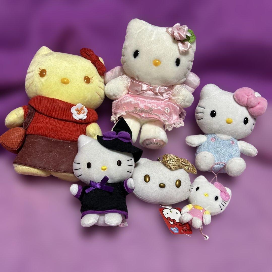 レトロ‪☆ハローキティ かわいいぬいぐるみ小物雑貨などまとめ売り‪☆レア