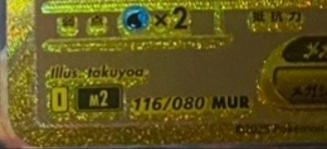 ポケカ　メガリザードンX ex MUR