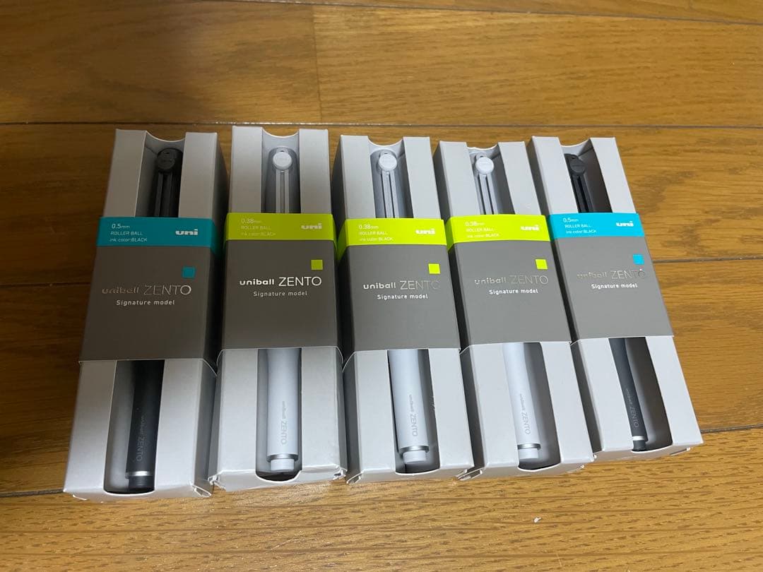 ユニボールゼント シグニチャーモデル uniball ZENTO 5本