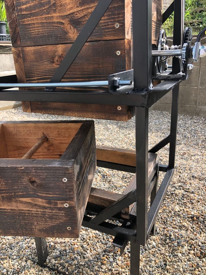 日本蜜蜂 重箱用巣箱台 持ち上げ機対応型30cm用