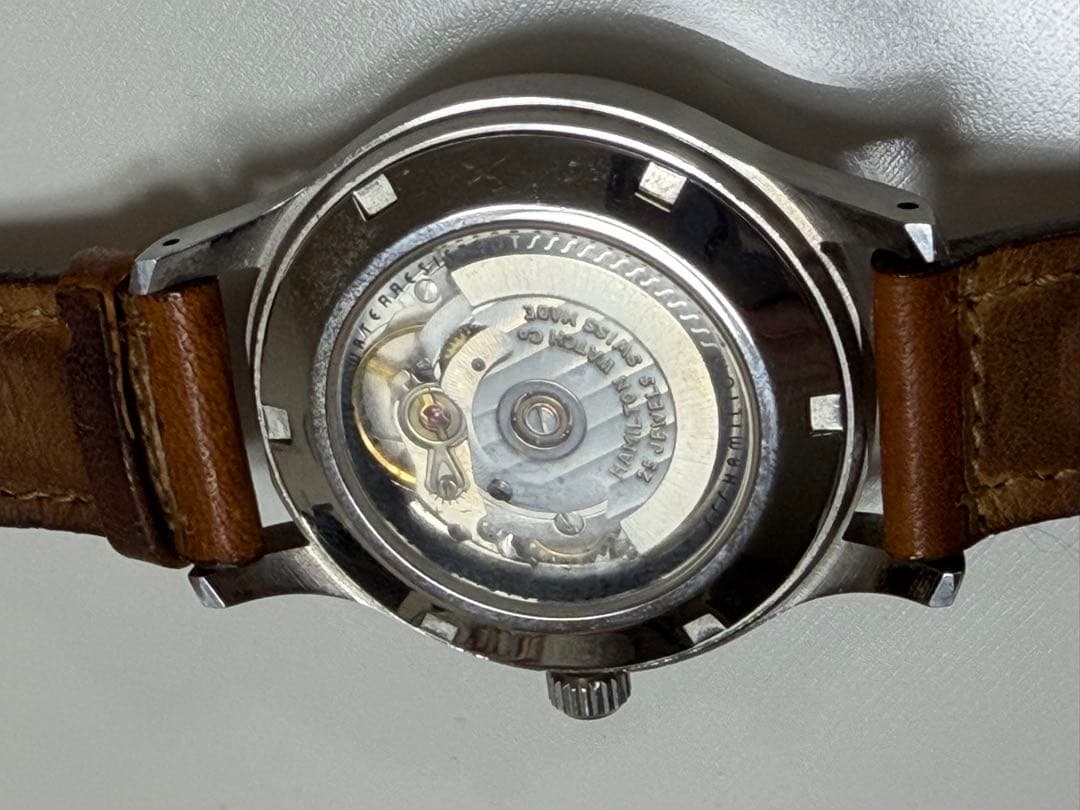 最終値下げ！ハミルトン　カーキ　9721B 自動巻腕時計　白文字盤