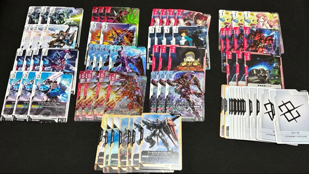 ガンダムカードゲーム 赤白SEED デッキ　ニュータイプチャレンジ優勝