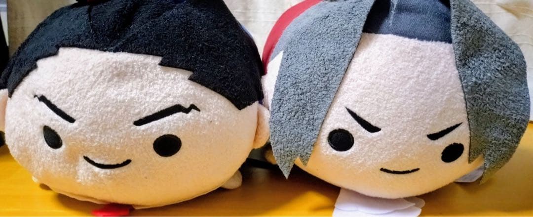 2点セット カプころん BIGぬいぐるみ 御剣怜侍 成歩堂龍一 逆転裁判