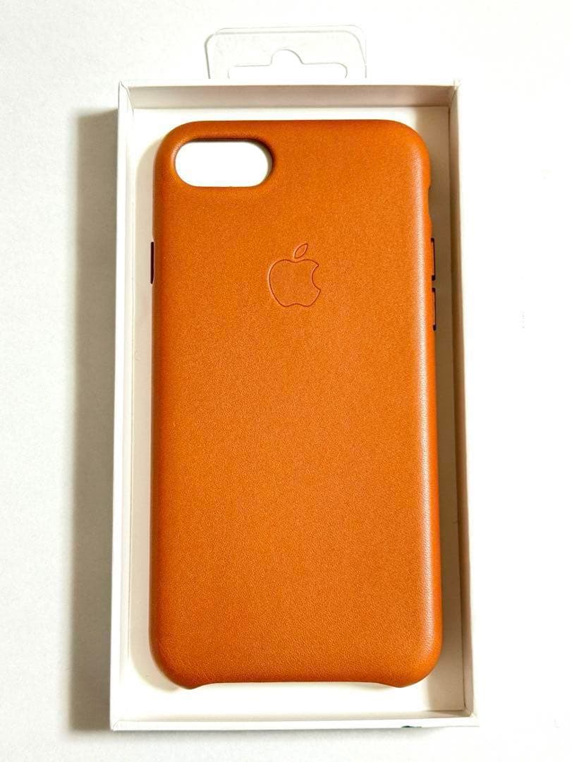 【激レア新品】純正 iPhone 7/8/SE レザーケース・サドルブラウン