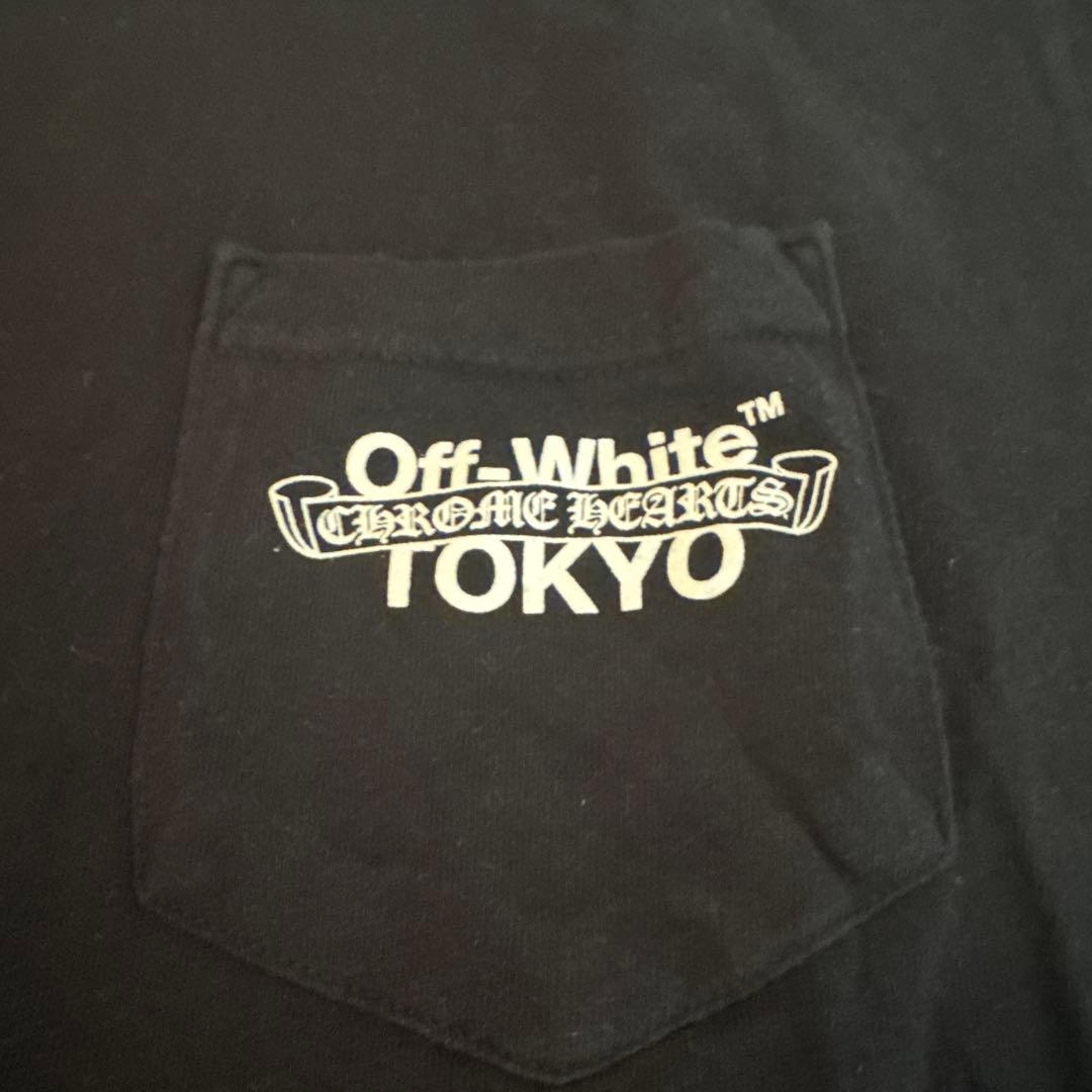 クロムハーツ オフホワイト M Tシャツ TOKYO限定 東京