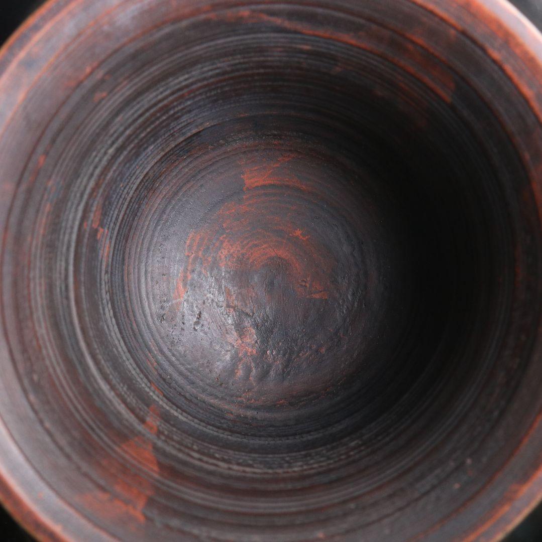 独楽菓子器 高杯 表千家十二代家元 惺斎書付　C749