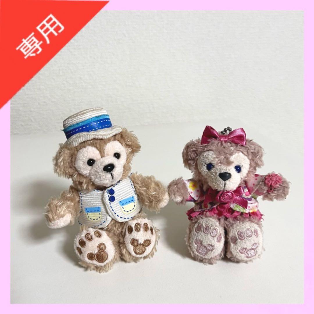 専用】ディズニー スプリング ダッフィー シェリーメイ ぬいぐるみ ストラップ