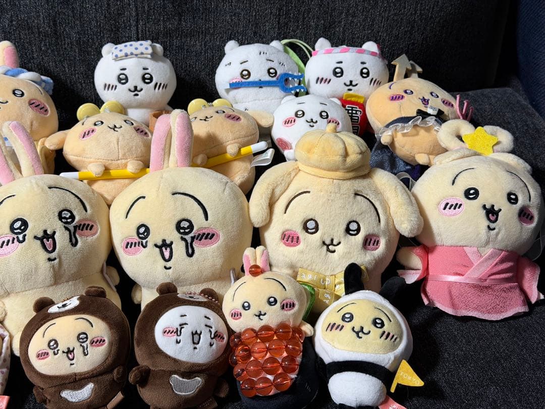 ちいかわ ぬいぐるみ まとめ売り 大量20体以上 BIGサイズ含む タグ付き多数