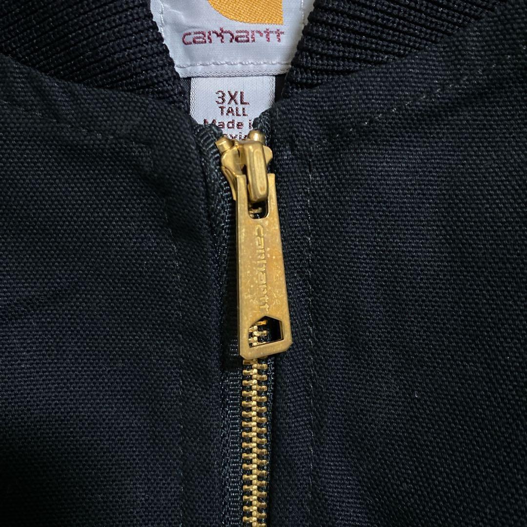 カーハート ダック キルティング ベスト ロゴ 3XL USA古着 アウター