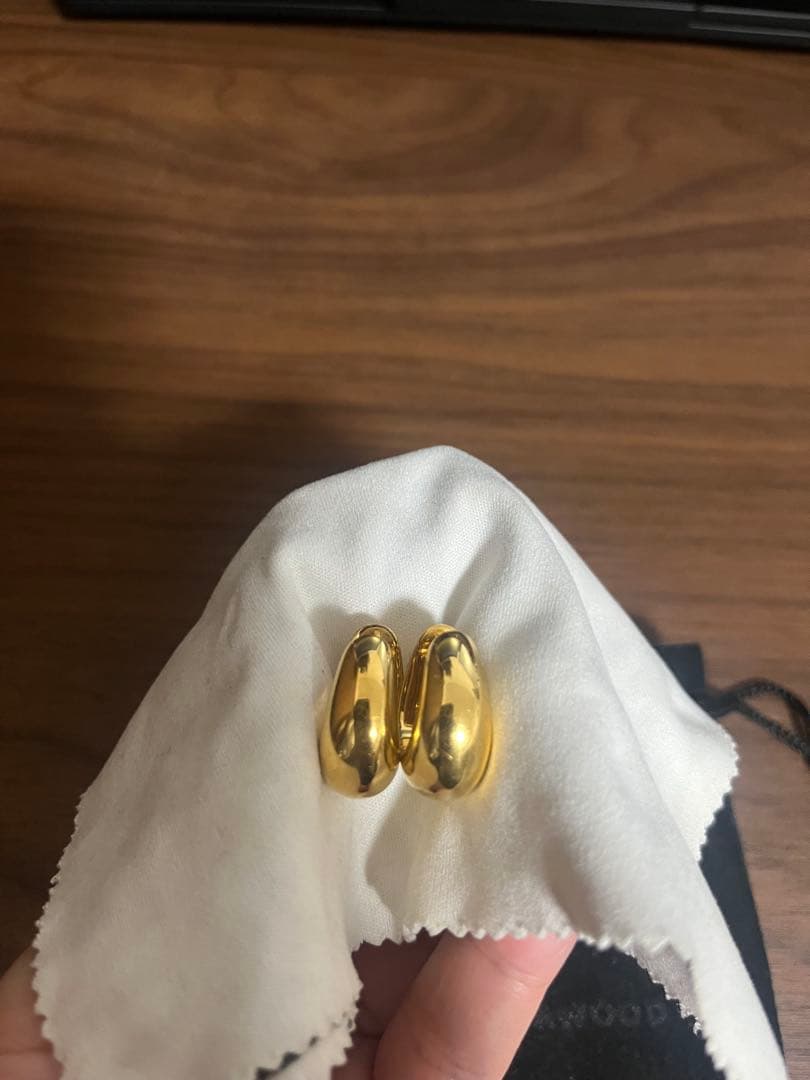 ミ*キ様 Tom wood Ice Hoops Medium ゴールド ピアス