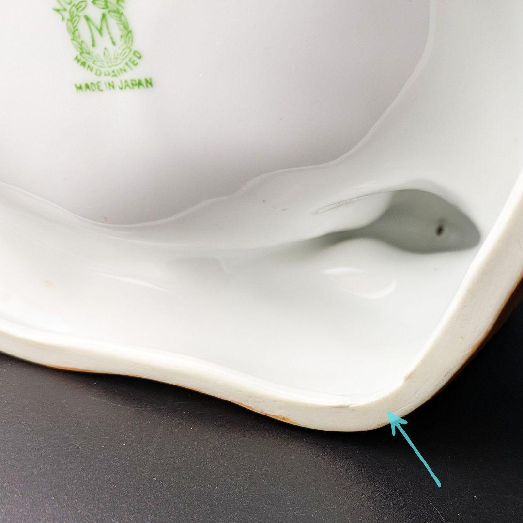 可愛いモガ★アールデコ ノリタケ デコレディ ラスター彩 ディッシュ M