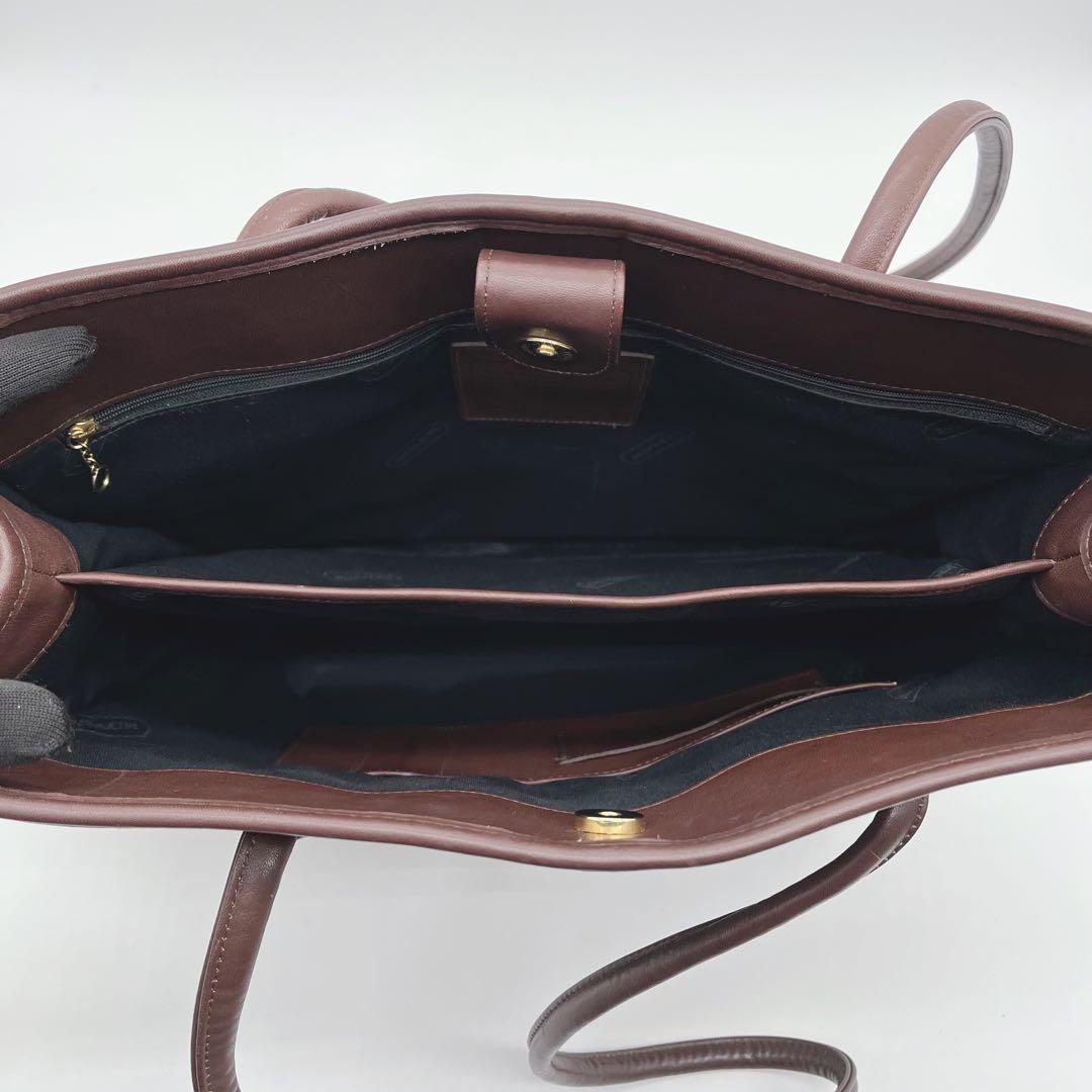 COACH オールドコーチ ショルダーバッグ ブラウン USA製 ヴィンテージ