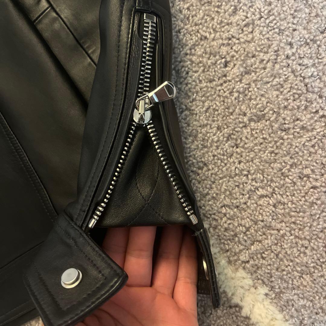 最終値下げ　極美品　EMMETI レザージャケット　MASSIMO 48