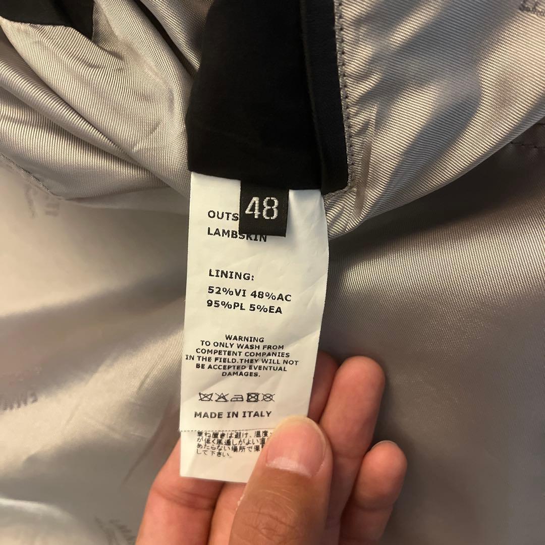 最終値下げ　極美品　EMMETI レザージャケット　MASSIMO 48