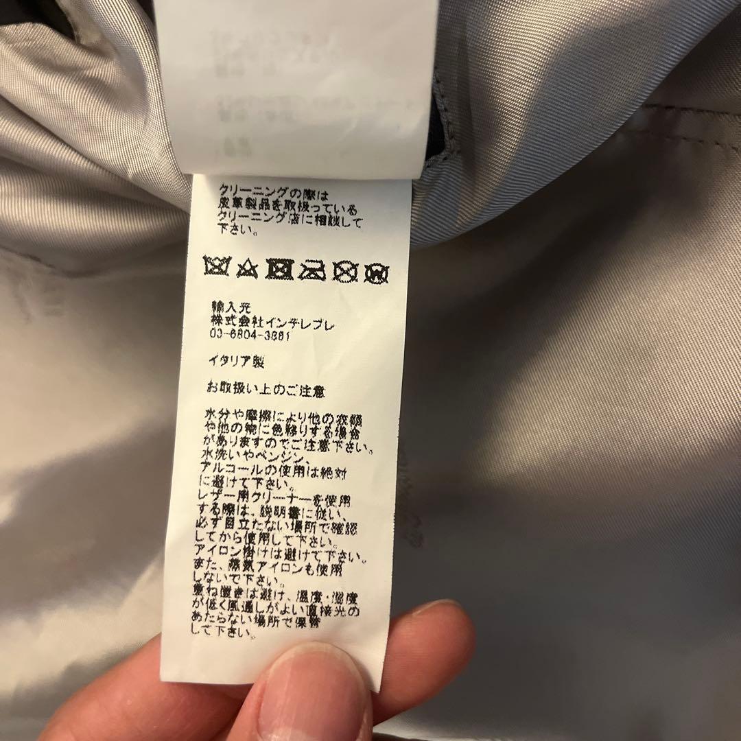 最終値下げ　極美品　EMMETI レザージャケット　MASSIMO 48