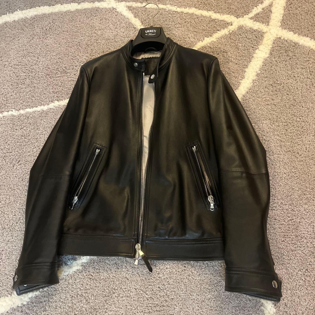 最終値下げ　極美品　EMMETI レザージャケット　MASSIMO 48