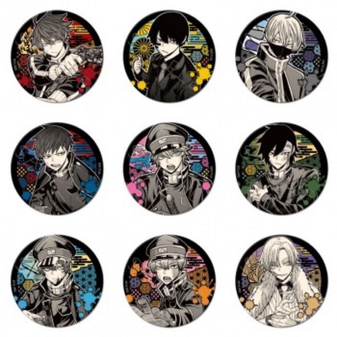 桃源暗鬼 缶バッジ　アニメイト限定 丸型缶バッジ(57mm) 各1箱
