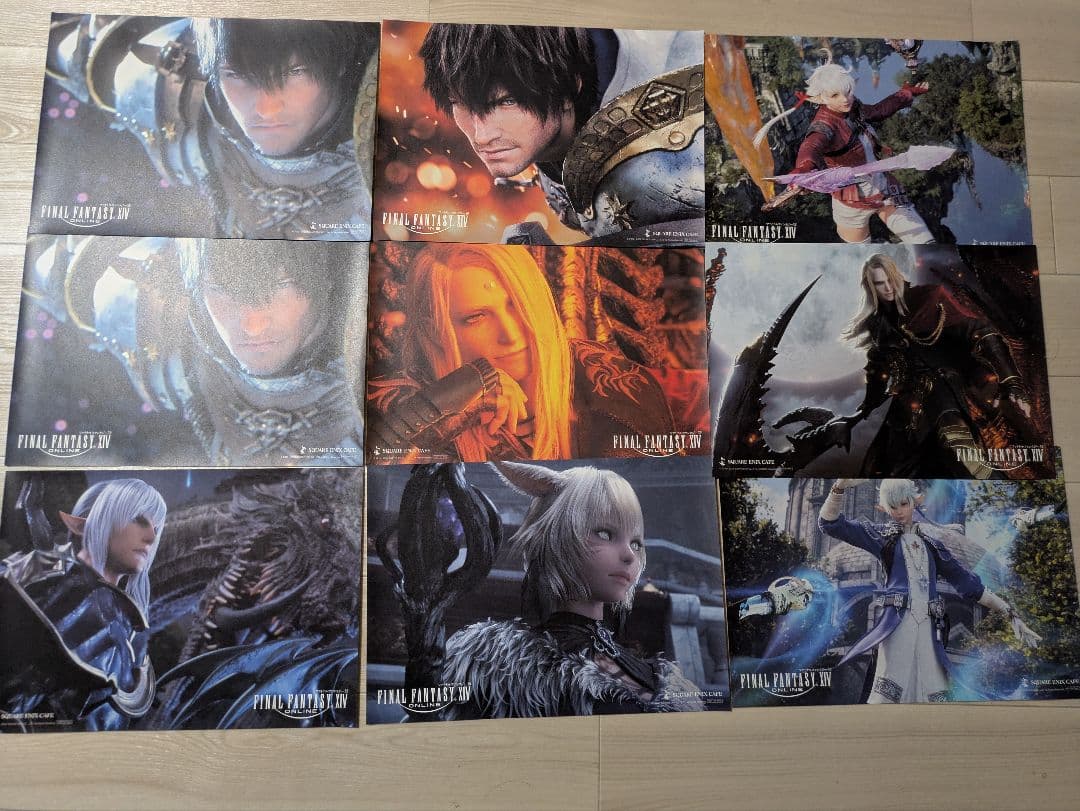 FF14 スクエニカフェ 暁月のフィナーレ ランチョンマット 全8種 セット
