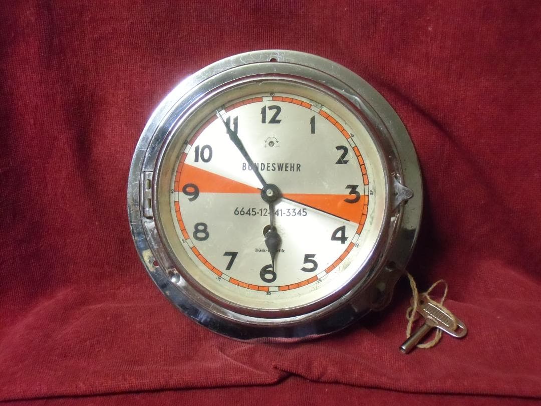 BWドイツ軍/連邦軍＊海軍＊艦内時計＊官給品（実物）