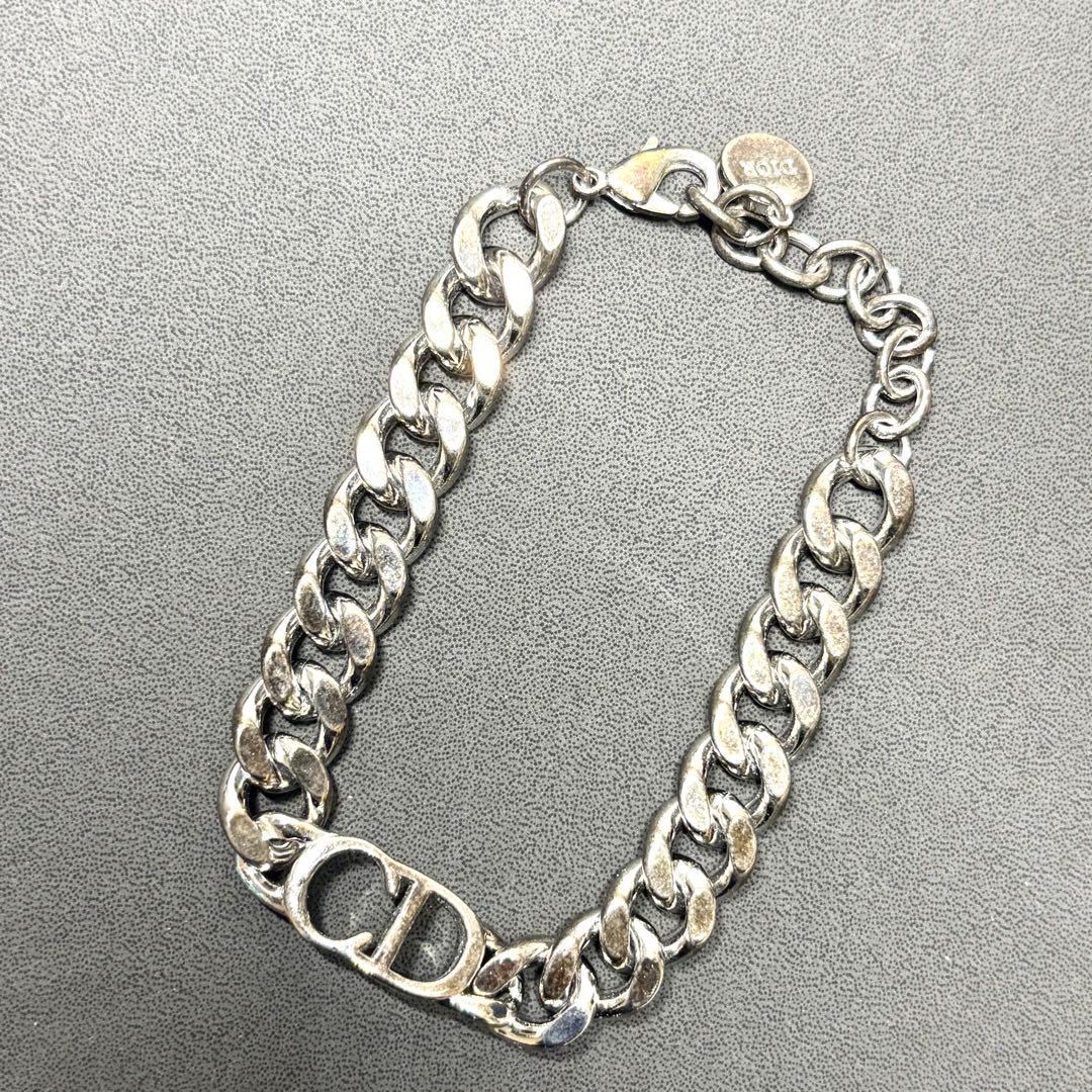 極美品✨ディオール　CD アイコン　チェーンリンク　喜平　ブレスレット