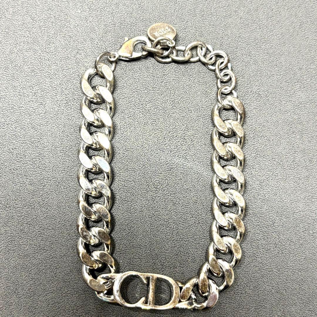 極美品✨ディオール　CD アイコン　チェーンリンク　喜平　ブレスレット