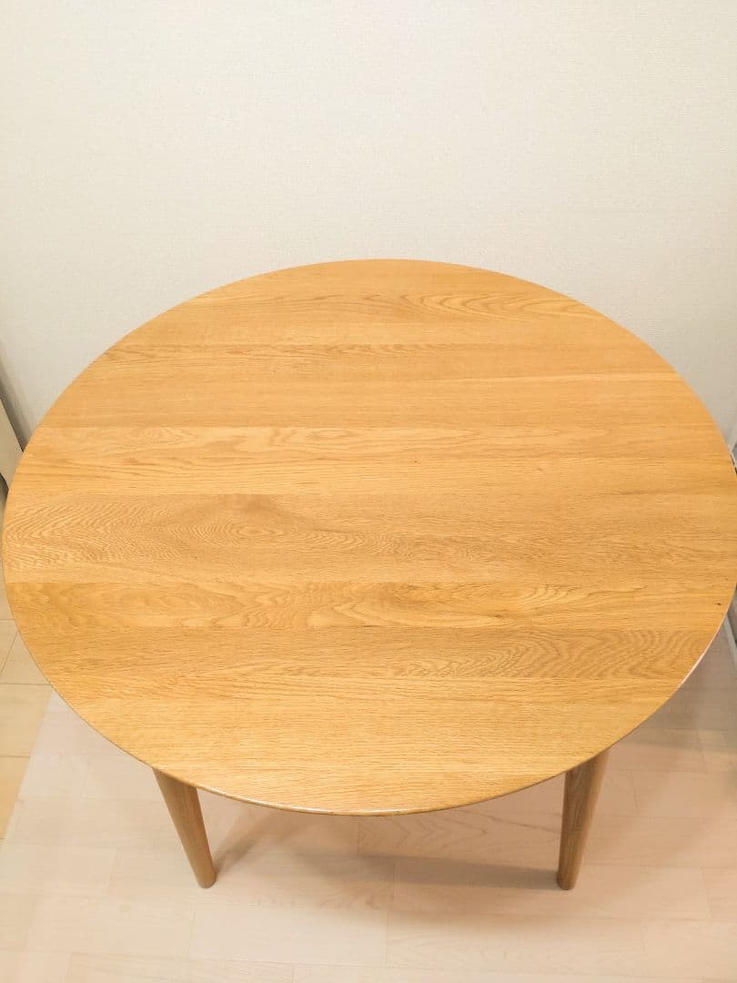 IDC 大塚家具 シネマ 北欧 ダイニングテーブル 90cm 丸テーブル