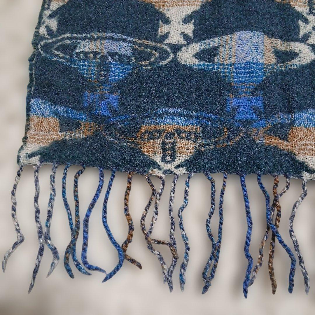 【希少】Vivienne Westwood 　オーブ総柄マフラー