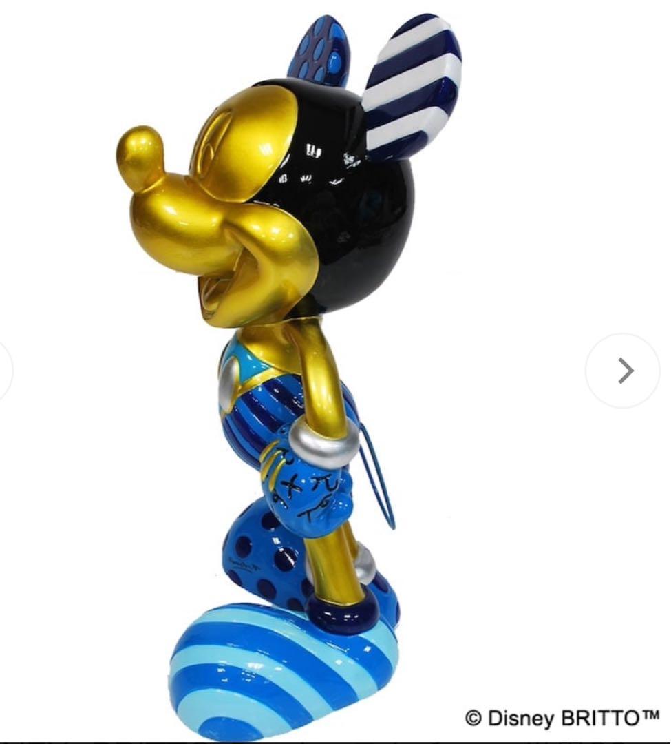 【世界2千個限定】DISNEY×BRITTO ミッキースタチュー 2個セット