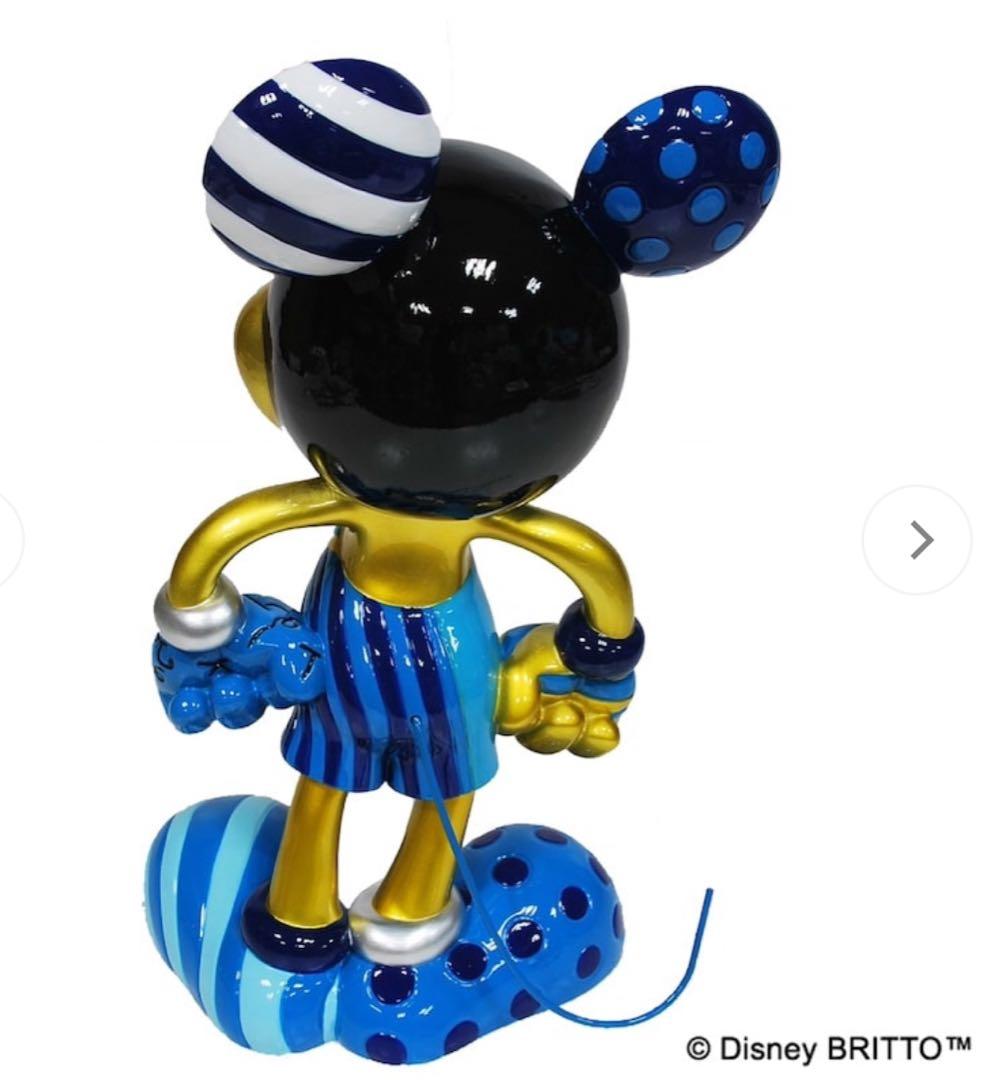 【世界2千個限定】DISNEY×BRITTO ミッキースタチュー 2個セット