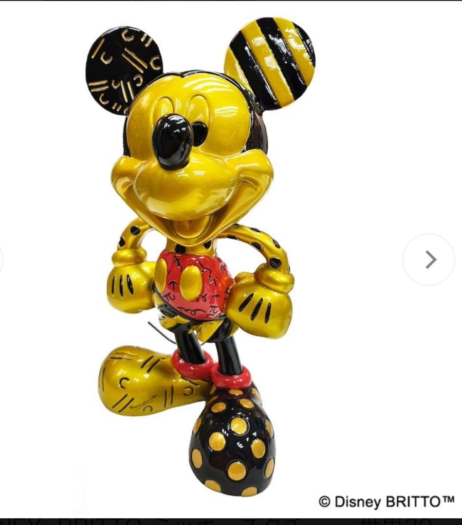 【世界2千個限定】DISNEY×BRITTO ミッキースタチュー 2個セット