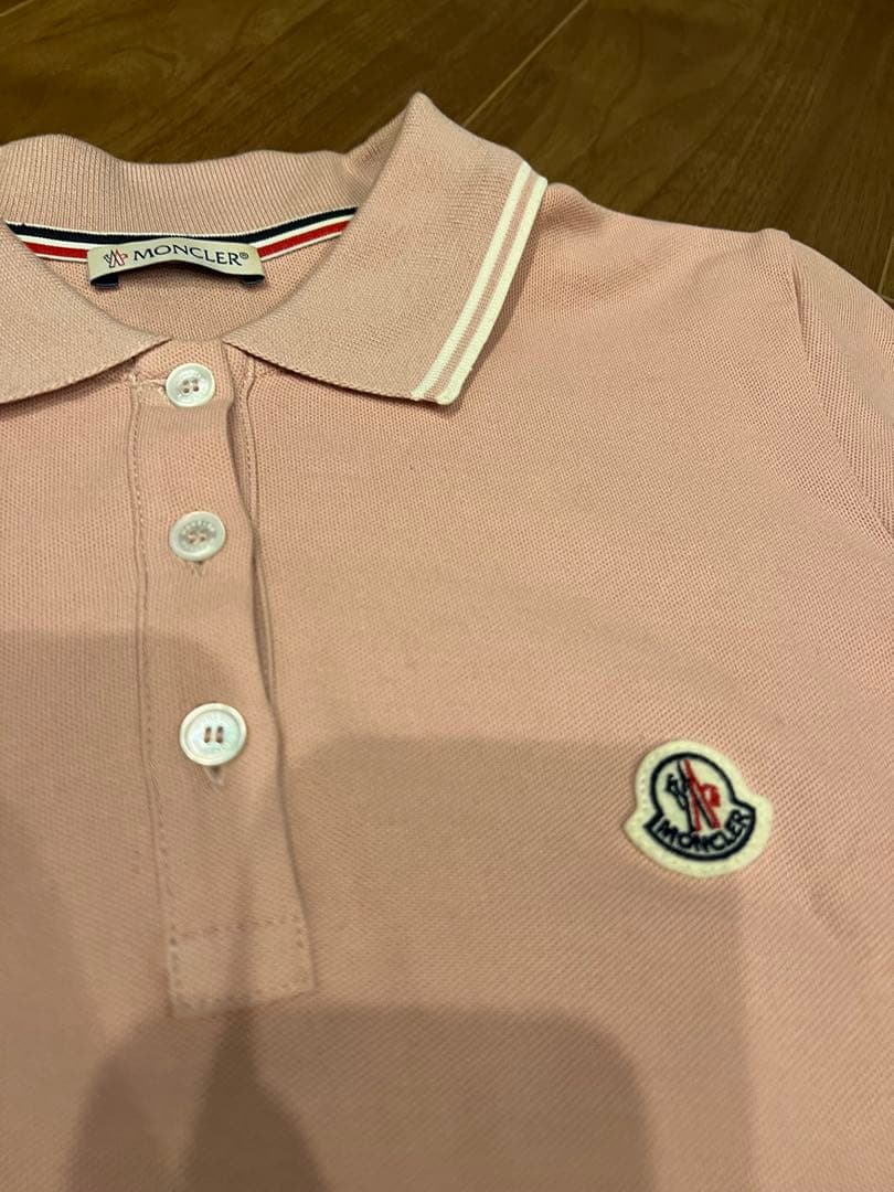 モンクレール　ピンク　ポロシャツ