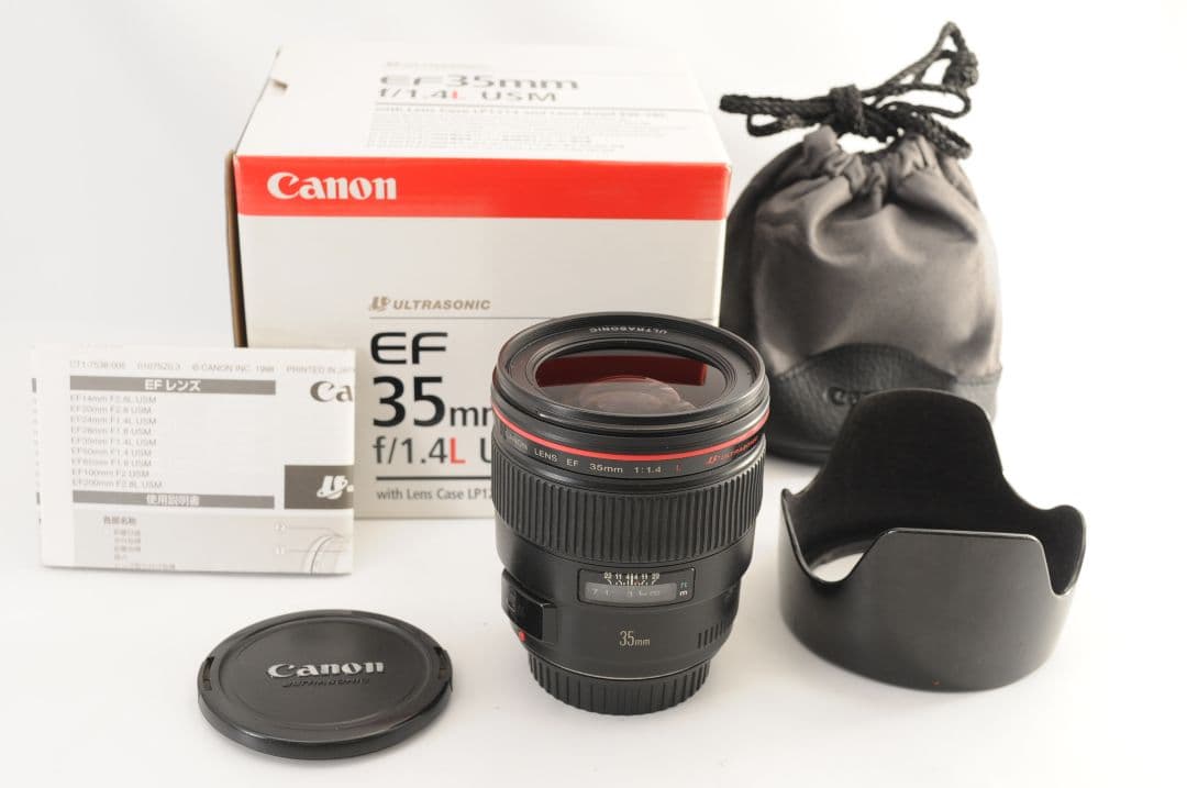 Canon EF35mm F1.4L USM 単焦点レンズ 箱付き